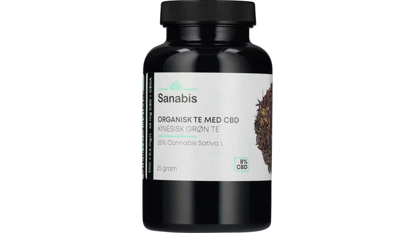 Sanabis - Kinesisk grøn te organisk med CBD 20%