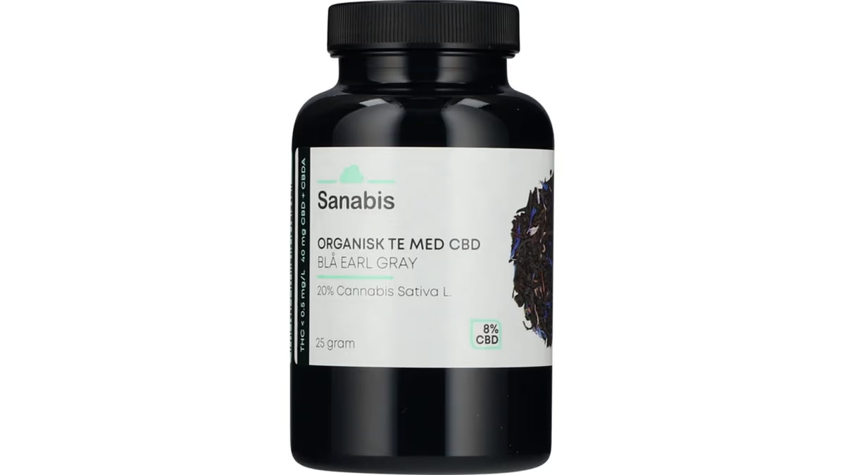 Sanabis - Sort te med kokosnød Organisk med CBD 20%