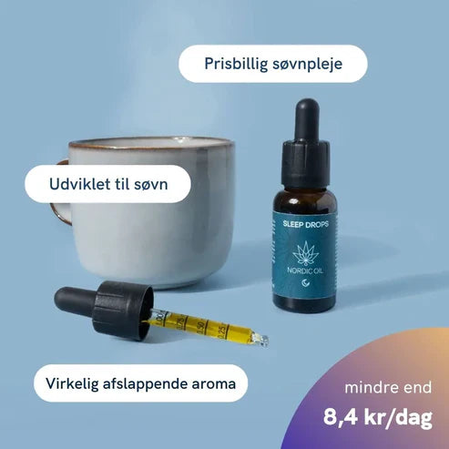Nordic Oil - Søvn Dråber (CBD + Melatonin)