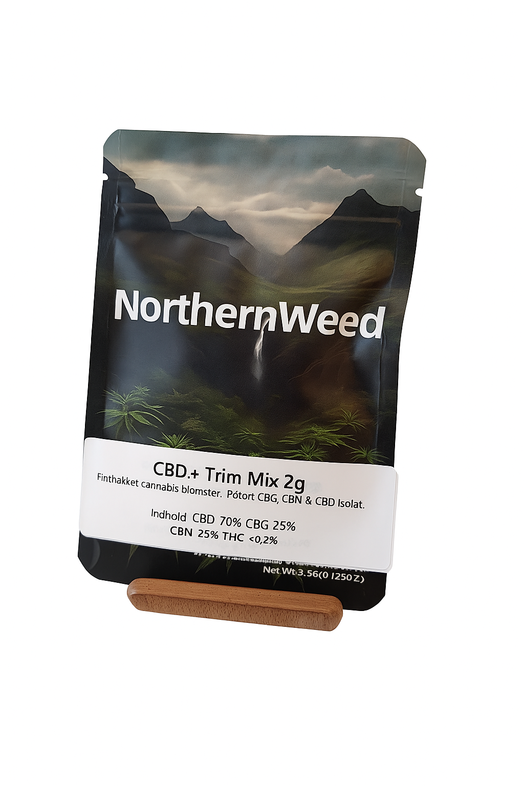 CBD+ Trim mix CBN/CBG/CBD isolat trim mix 2g (fuld spectum)