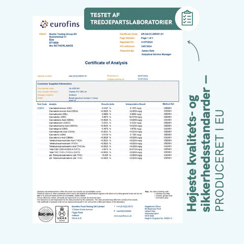 Nordic Oil - CBD Olie 5% (500 mg) – Classic Light